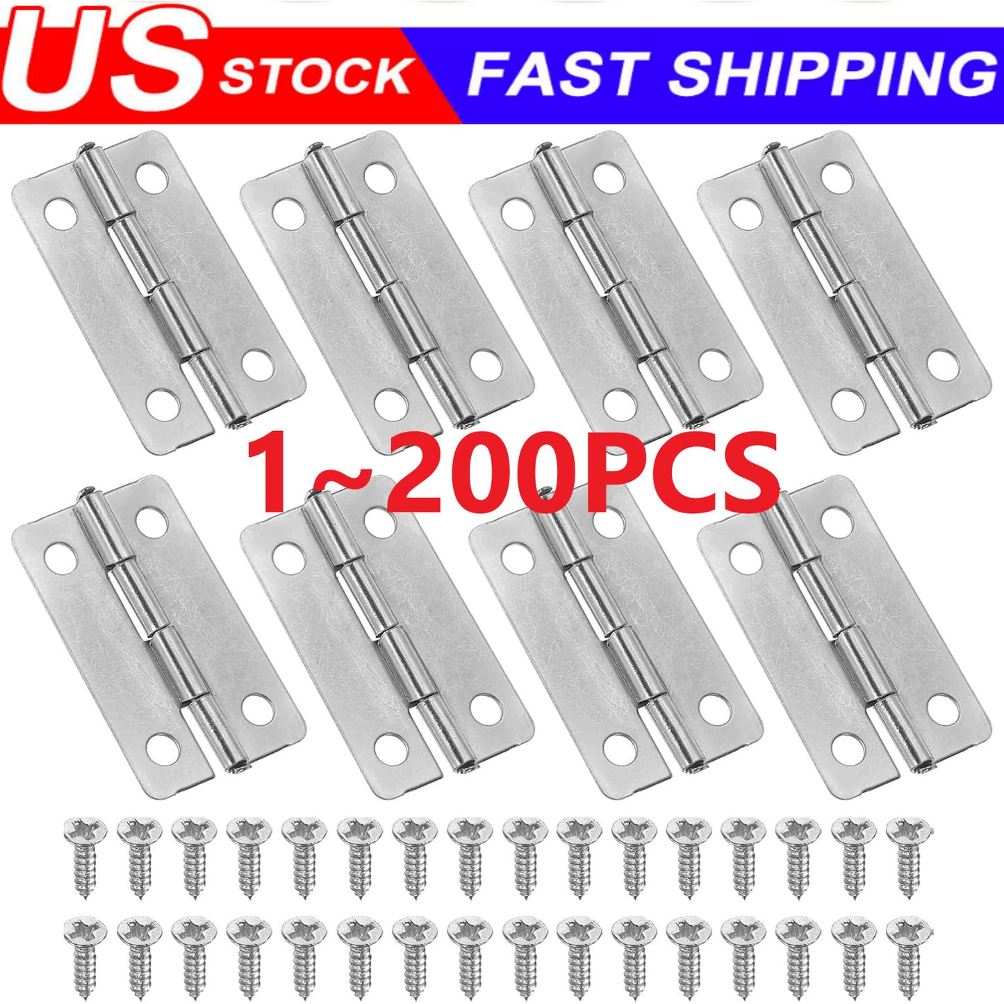 1-200 Stainless Steel Cooler Hinges & Screws Replacements For Igloo Cooler Parts