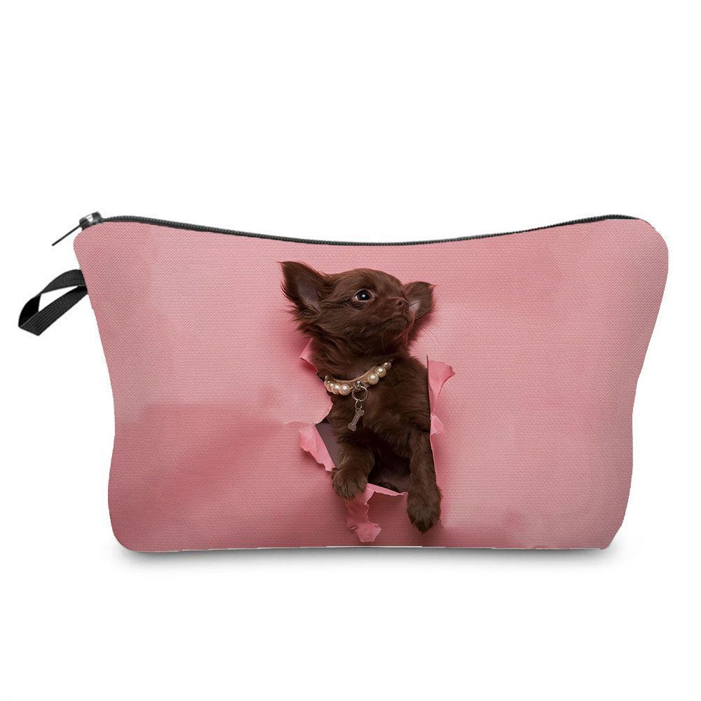 Cosmetic Bag Pencil Case Large Traveling Toiletry Makeup Pouch 18*22*13.5 Cm 1pc