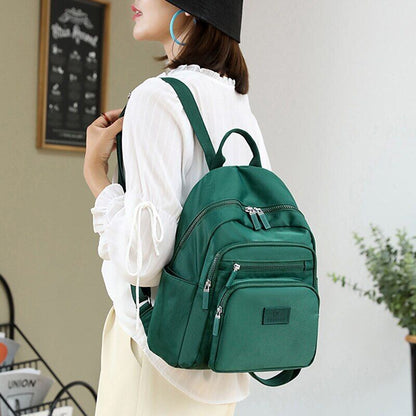 Women's Backpack Nylon Backpack Student School Bag Girls' Small Travel Rucksack