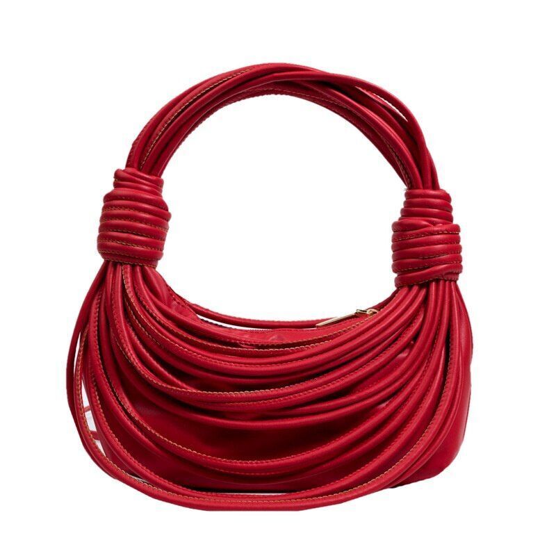 Creative Bag Fashion Wire Bundle Knitting Knot Single Shoulder Purse 22*13*5 CM