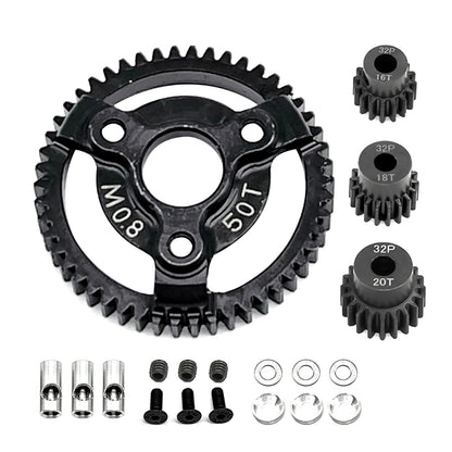0.8M 32P Spur Gear 50T 16T 18T 20T For Traxxas Slash 2WD VXL XL-5 Bandit 1/10 F