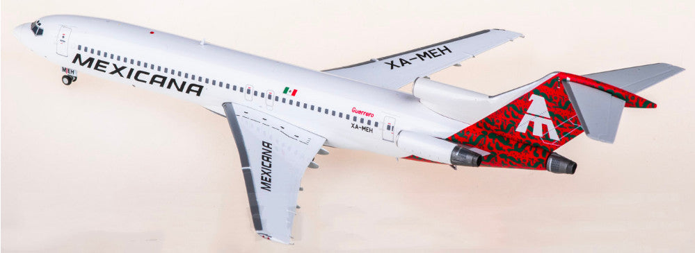 1:200 JC Wings Mexicana Boeing 727-200 Passenger Airplane Diecast Plane Model