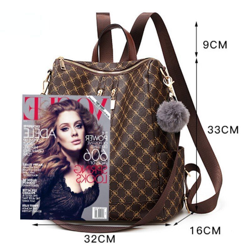 Travel Bag Fashion Rucksack Large School Bags Student Backpacks 32*33*16 CM Gray