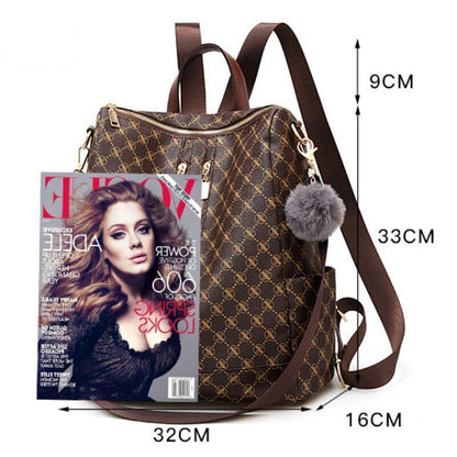 Travel Bag Fashion Rucksack Large School Bags Student Backpacks 32*33*16 CM Gray
