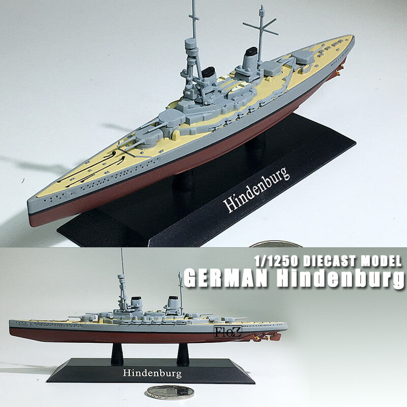 GERMAN Hindenburg 1/1250 diecast model ship deagostini