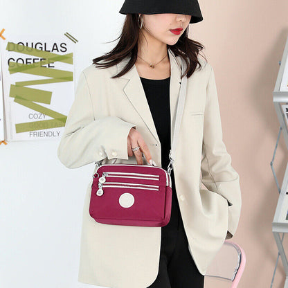 Ladies Fashion Trend Shoulder Bag Messenger Bag Nylon Mobile Phone Coin Purse