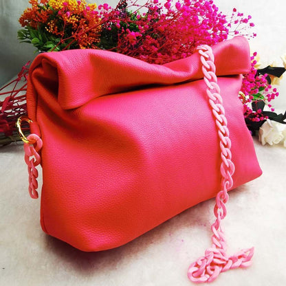 Handbag Mobile Phone Pockets Portable Leather Purse 32*28 CM Accessories Cowhide