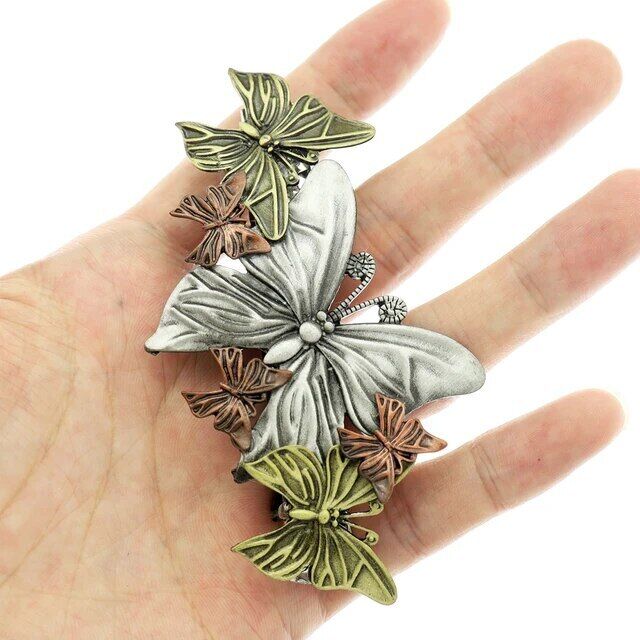 Numeral Hairpin Retro Punk Vintage Barrette Statement Jewelry Hair Accessories