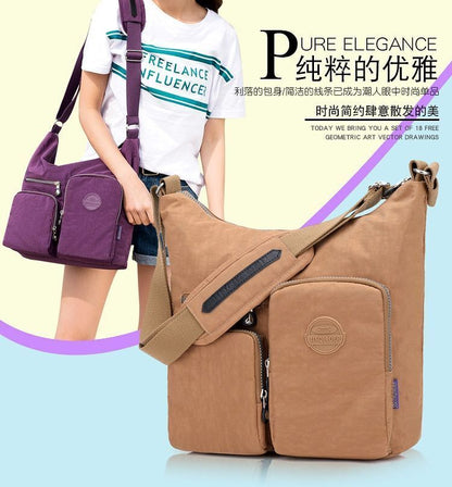 Summer Bag Fashion Casual Waterproof Nylon Shoulder Messenger Bag Polyester 1 PC