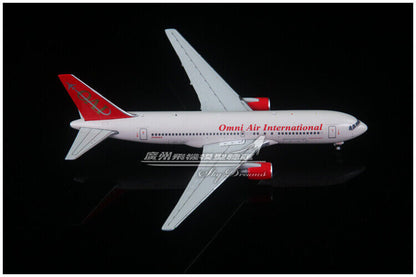 1:400 JC Wings Omni Air BOEING 767-200ER Passenger Airplane Diecast Plane Model