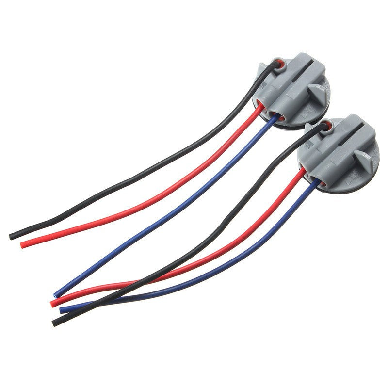 2/4/8Pcs 1157 2057 2357 LED Pig Tail Plug Stop Brake Turn Light Bulb Socket Wire