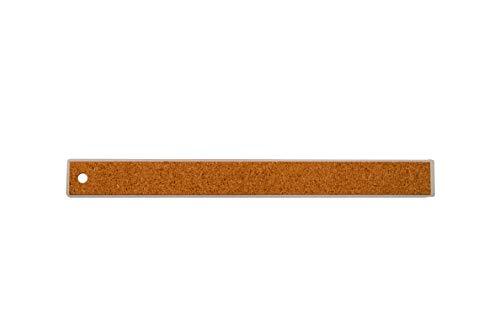 ALVIN 12" Stainless Steel Ruler w\ Non-skid Cork Backing-Measure curved Surfaces