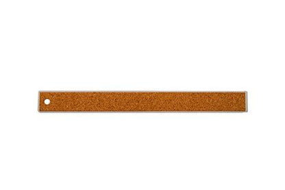 ALVIN 12" Stainless Steel Ruler w\ Non-skid Cork Backing-Measure curved Surfaces