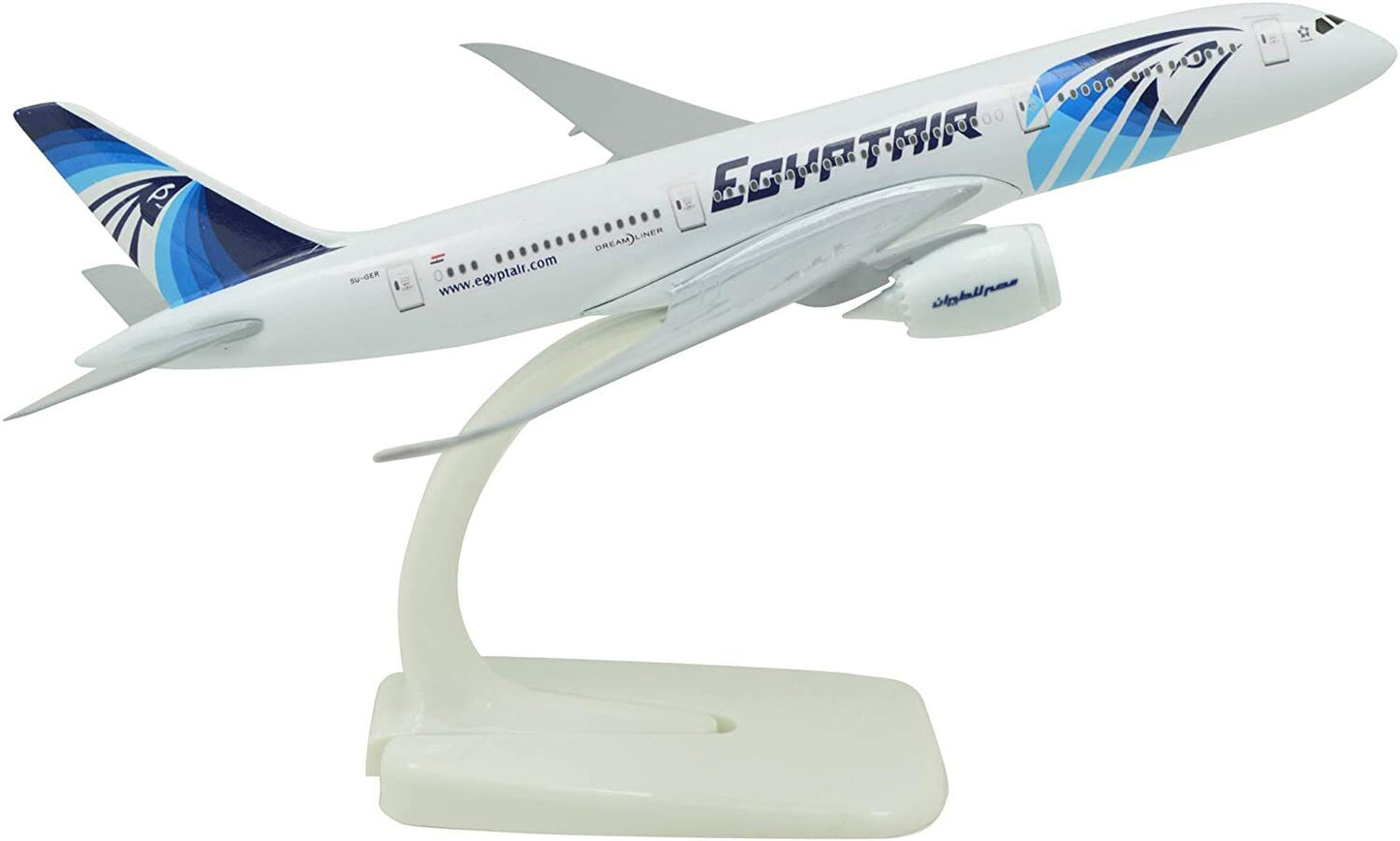 1:400 B787 Without Landing Gear EgyptAir Metal Airplane Model Plane Toy Plane