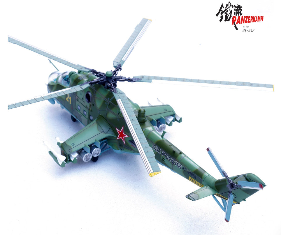 1:72 Panzerkampf Mi-24P Stationed in Syria 2017 Helicopter Diecast Plane Model