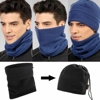Winter Warm Polar Fleece Neck Tube Face Scarf Sport Warmer Beanie Hats Headwear