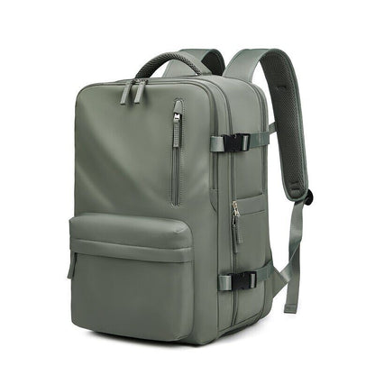Women Travel Backpack 16 Inch 39L USB Charging Backpack Shoe Bag Hiking Backpack