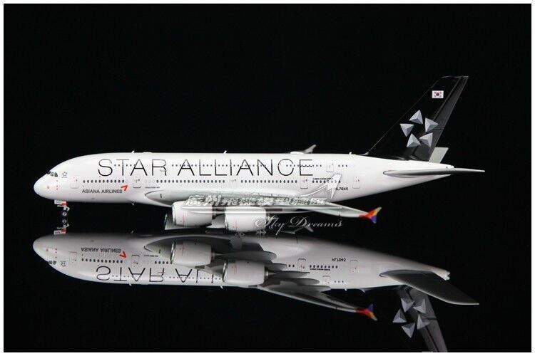1:400 Phoenix ASIANA AIRLINES STAR ALLIANCE AIRBUS A380 Airplane Diecast Model