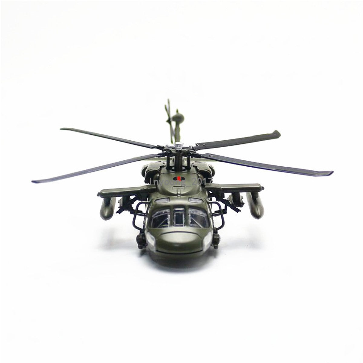 UH-60 Black Hawk Utility Helicopter Model Diecast Military Toy Airplane for Boys