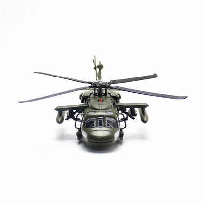 UH-60 Black Hawk Utility Helicopter Model Diecast Military Toy Airplane for Boys