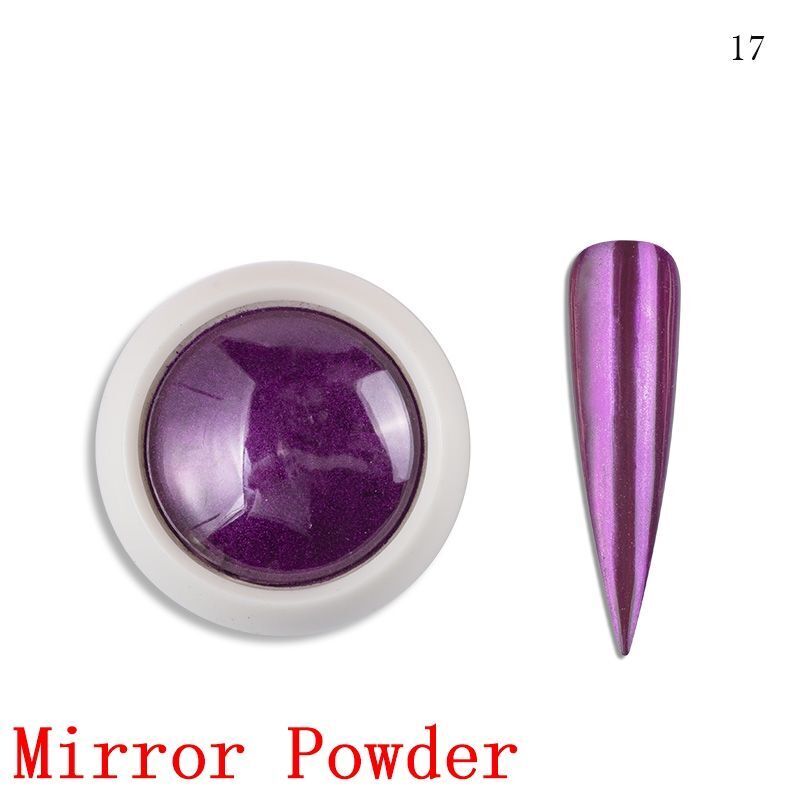 Nail Polish 8ml Jars Silver Gold Mirror Metallic Lacquer UV Gels Soak Off Paints