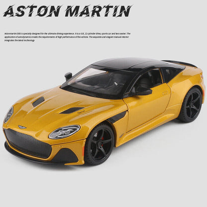 1:24 Aston Martin DBS Superleggera Diecast Model Vehicle Toy Car New Gift Kids
