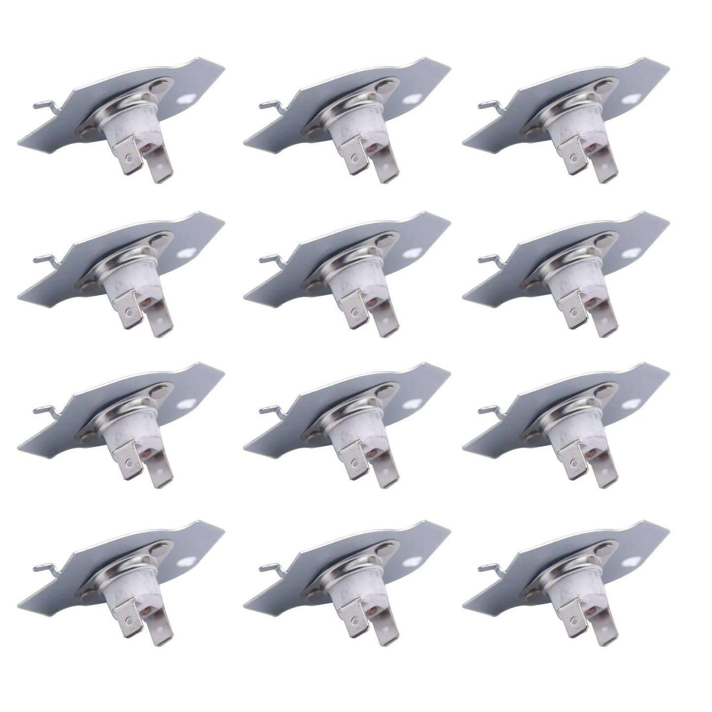 12pcs Thermal Fuse Replacement For Whirlpool For Kenmore Dryers AH334299 Parts