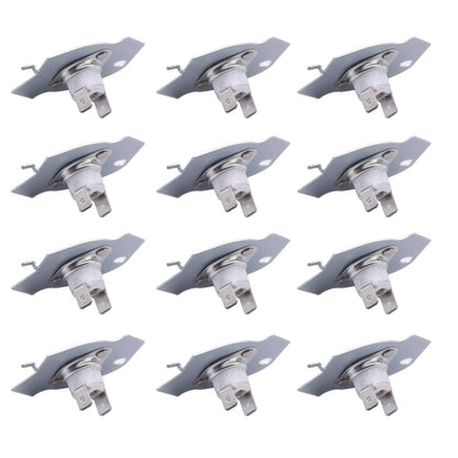 12pcs Thermal Fuse Replacement For Whirlpool For Kenmore Dryers AH334299 Parts