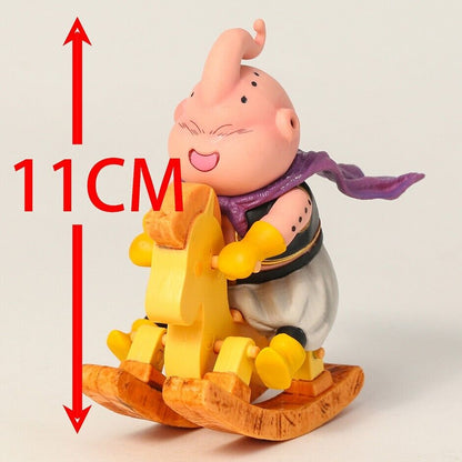 Anime Dragon Ball Majin Buu Action Figure PVC Model Figurine Toy with Hobbyhorse