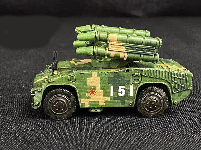 FLOZ CHINA HQ-7 Air defense missile system Digital green 1/72 Resin Tank Model