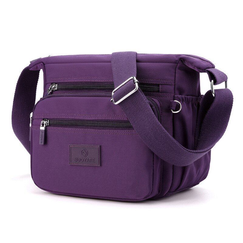 Oxford Cloth Messenger Bag Canvas Leisure Bag Large Shoulder Bag Polyester 1 PC