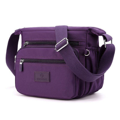 Oxford Cloth Messenger Bag Canvas Leisure Bag Large Shoulder Bag Polyester 1 PC