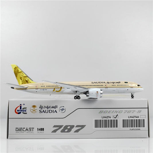 1:400 JC Wings SAUDIA BOEING B787-9 Passenger Airplane Diecast Aircraft Model