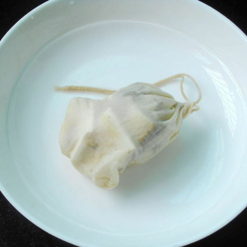 100 PCS 2"x3" Mini Cotton Muslin Drawstring Reusable Bags Bath Soap Herbs Tea