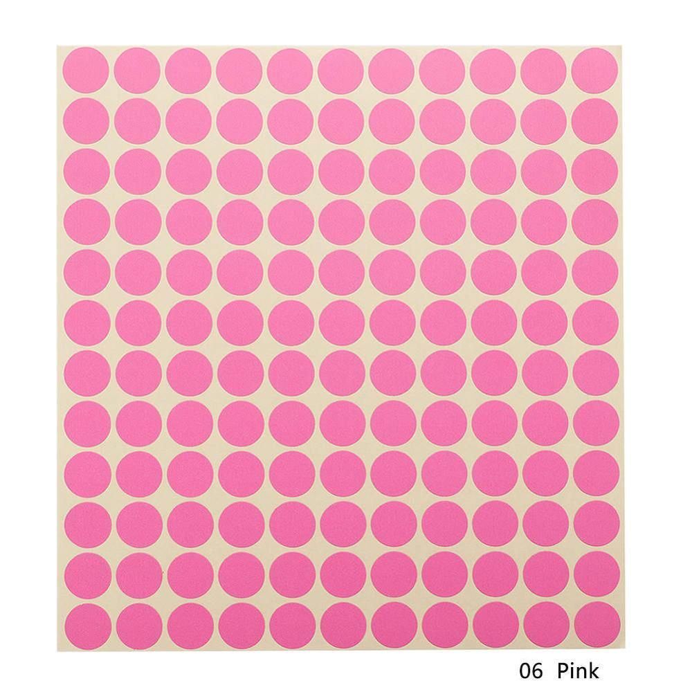 Paper Stickers 132Pcs Colorful Sheets Glass Essential Oil Bottle Caps Lid Labels