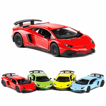 1/36 Lamborghini Aventador LP750-4 SV Model Car Diecast Toy Cars for Boys Kids