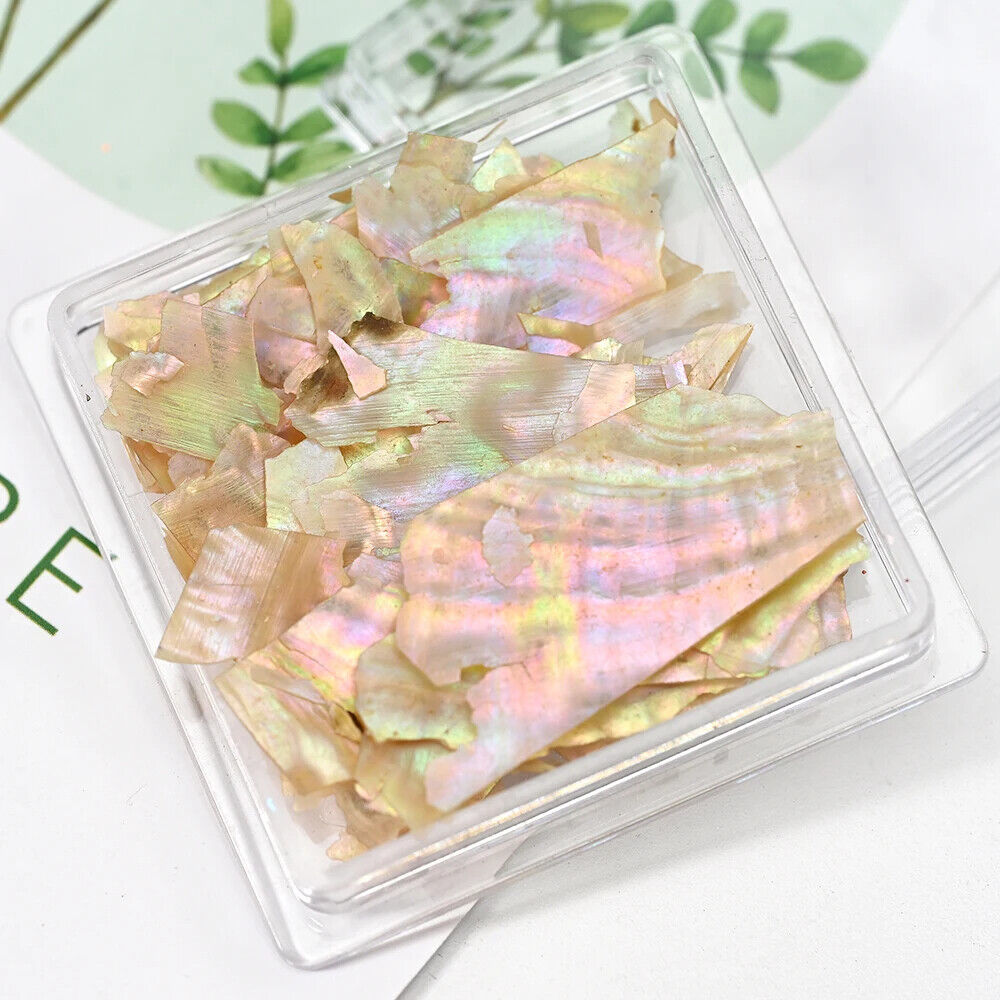 Nail Art Charms Flakes Abalone 3D Irregular Slice Shell Stone DIY Manicure Decor