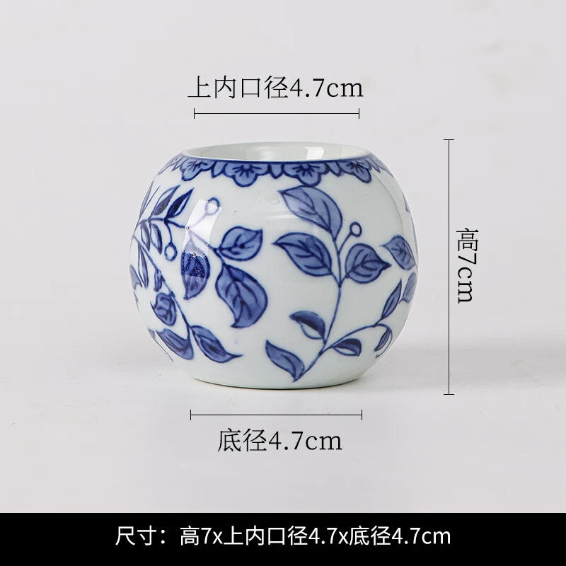 Blue and White Porcelain Ceramic Household Dining Table Desktop Decoration