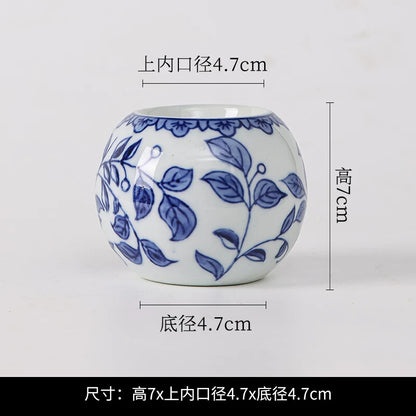 Blue and White Porcelain Ceramic Household Dining Table Desktop Decoration