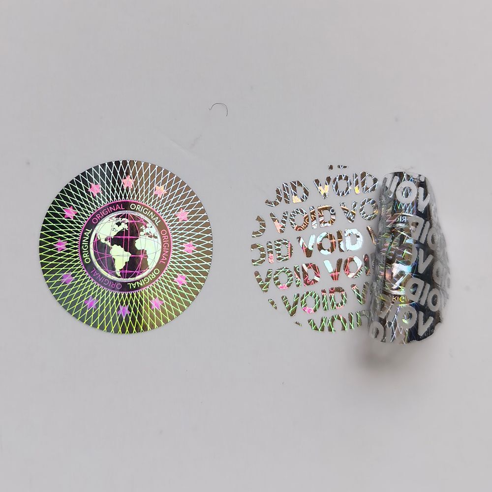 Holographic Stickers 2000Pcs Plastic Warranty Tamper Proof Security Label Decals