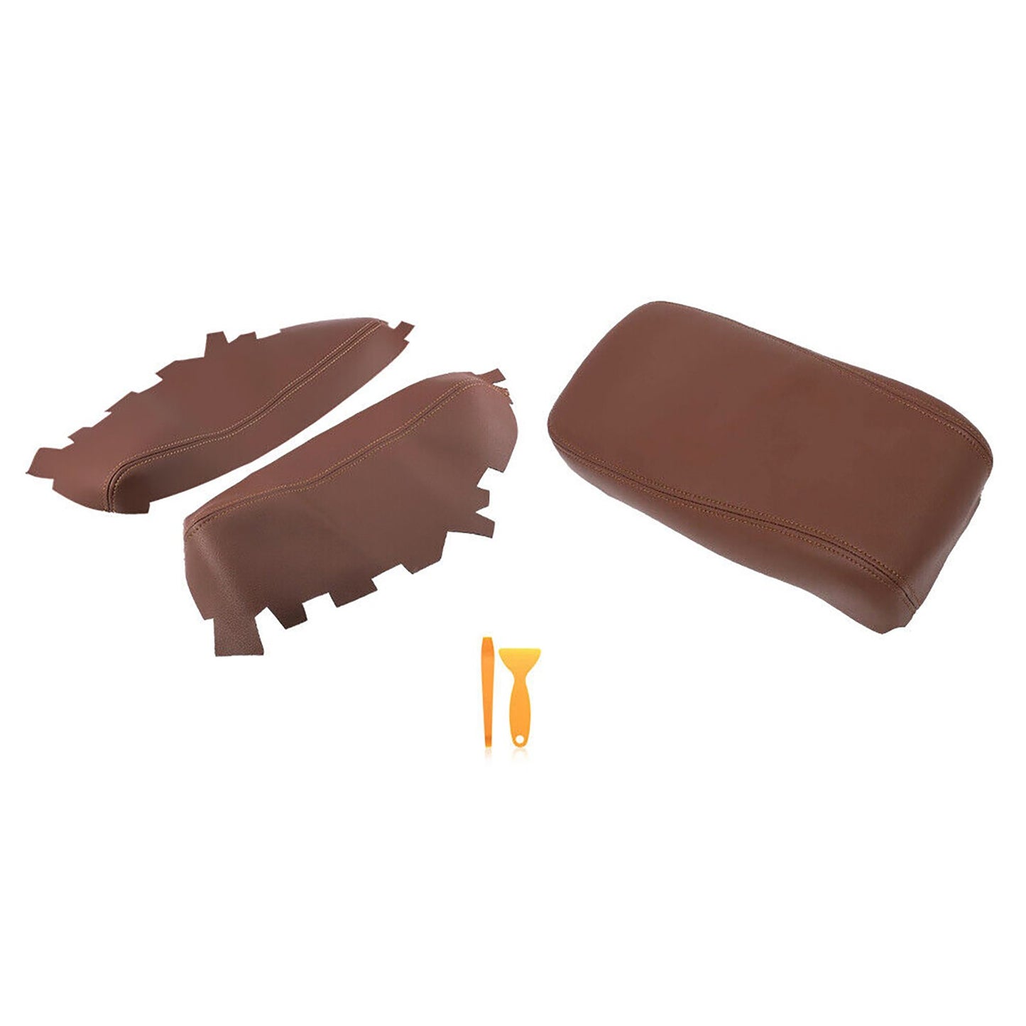 New Brown Console Lid Armrest & Door Panel Cover Fit For Toyota Avalon 2013-18