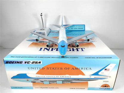 1:200 InFlight UNITED STATES OF AMERICA Boeing 747-200 Airplane Diecast Model