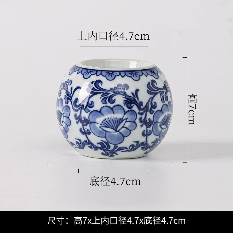 Blue and White Porcelain Ceramic Household Dining Table Desktop Decoration