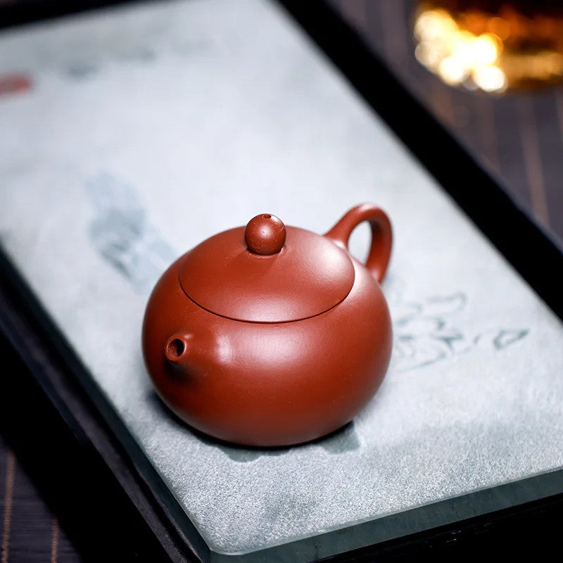200ml Traditional Xishi Pot Chinese Handheld Kettle Kung Fu Zisha Tea Set
