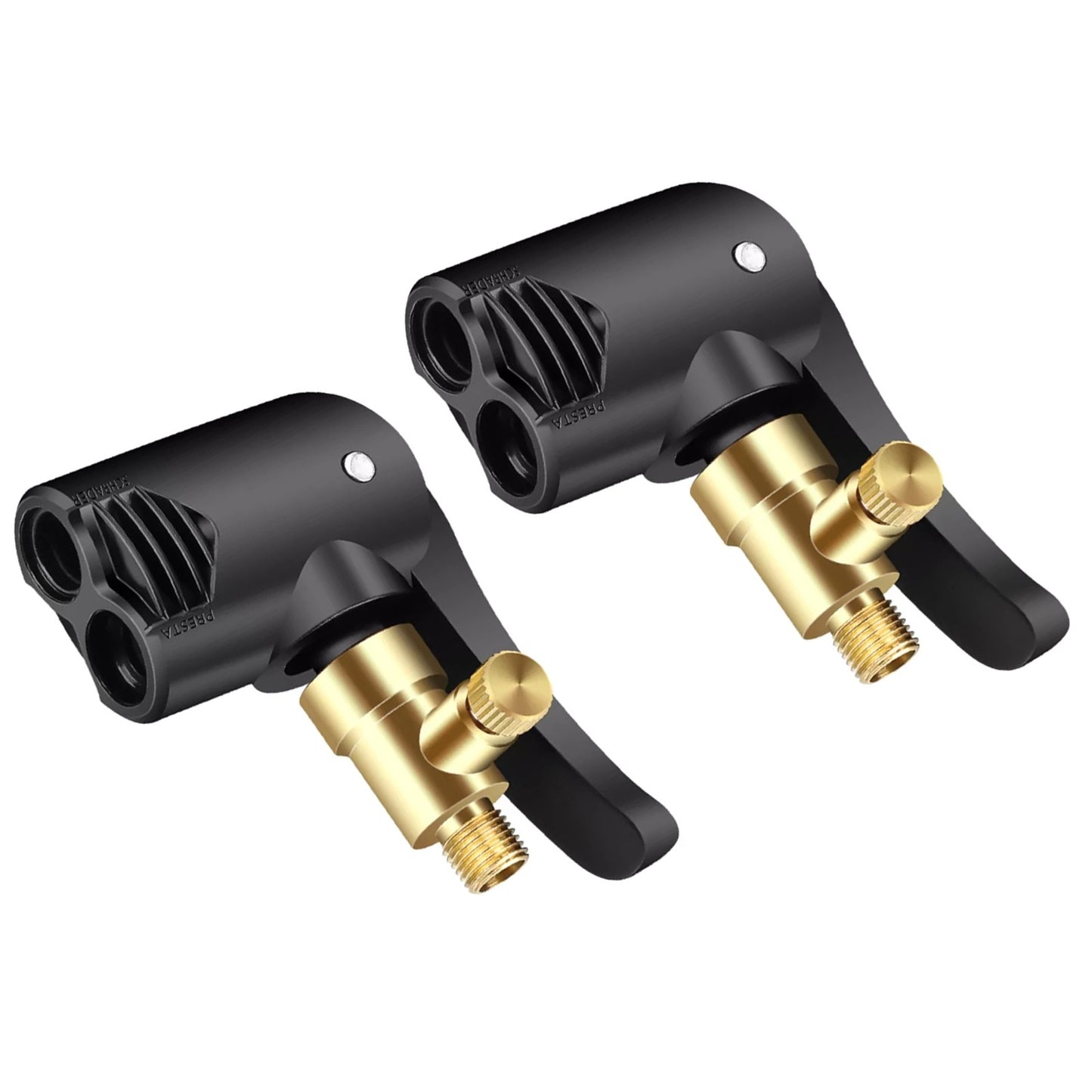 2PCS/Set 2-in-1 7.8mm Male Thread Deflateable Air Chuck Car Accessories Tool