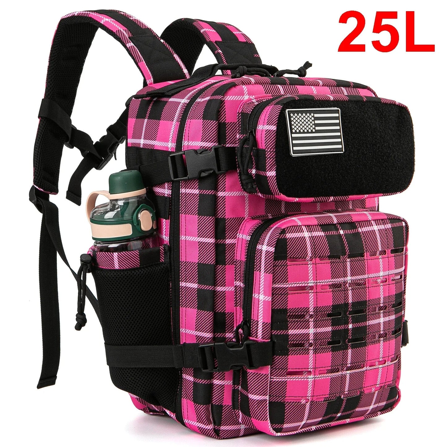 Military Tactical Backpack Women/men Daypack School Bag Rucksack Cup Holder
