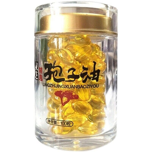 100% ORGANIC REISHI SPORE EXTRACT OIL 500mg x 100 Softgels Hot Ganoderma Lucidum