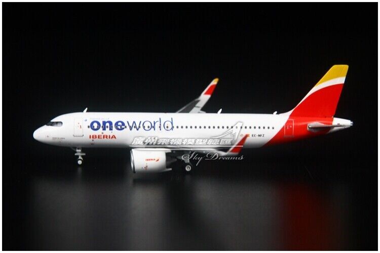 1:400 JC Wings IBERIA Oneworld AIRBUS A320neo Passenger Airplane Diecast Model