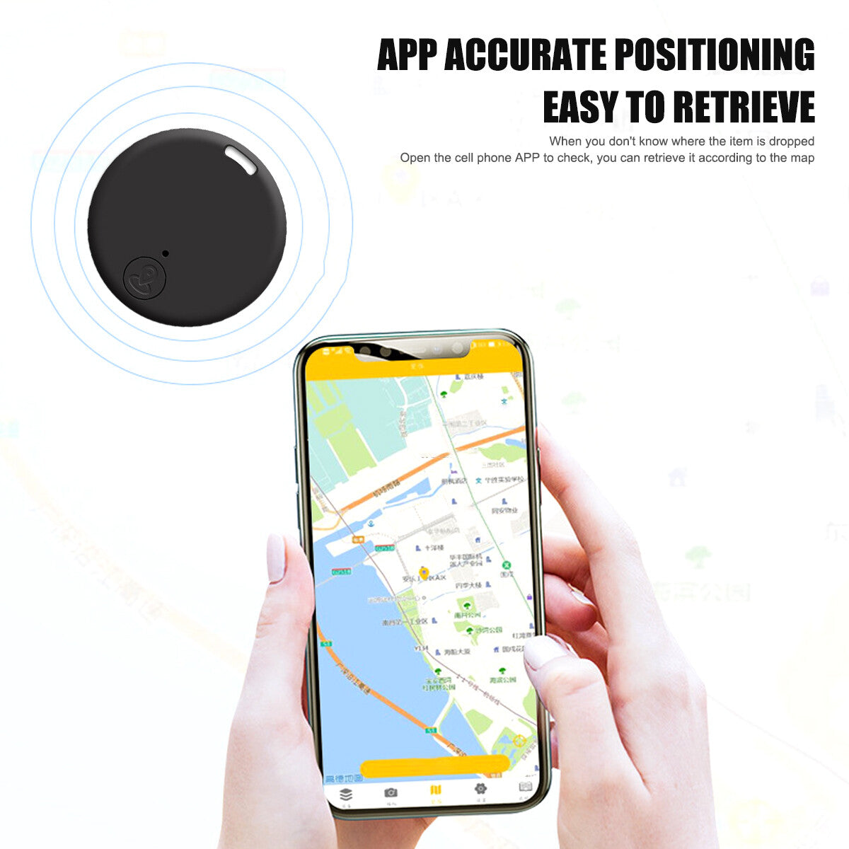 Bluetooth Mini GPS Location Device Tracking Air Tag Key Pet Child Finder Tracker