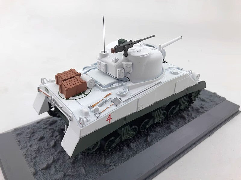 1/43 Alloy Finished M4 Sherman 701st Tank Battalion Sherman Tank Model Ornament